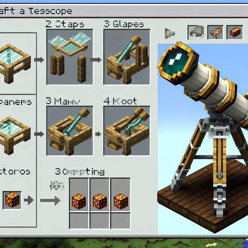 Come Craftare il Cannocchiale su Minecraft  Una Guida Passo-Passo