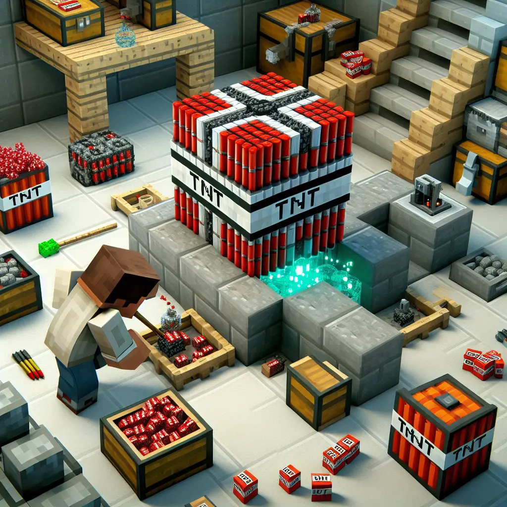 Come Costruire un Cannone di TNT in Minecraft Guida Passo-Passo