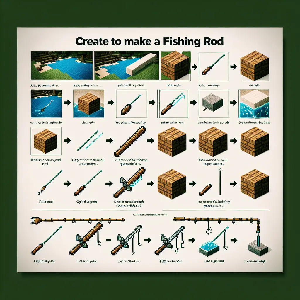 Come Fare una Canna da Pesca su Minecraft Guida Passo-Passo